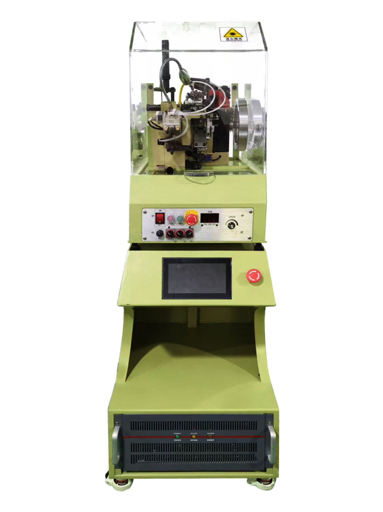 All in one cable chain making machine